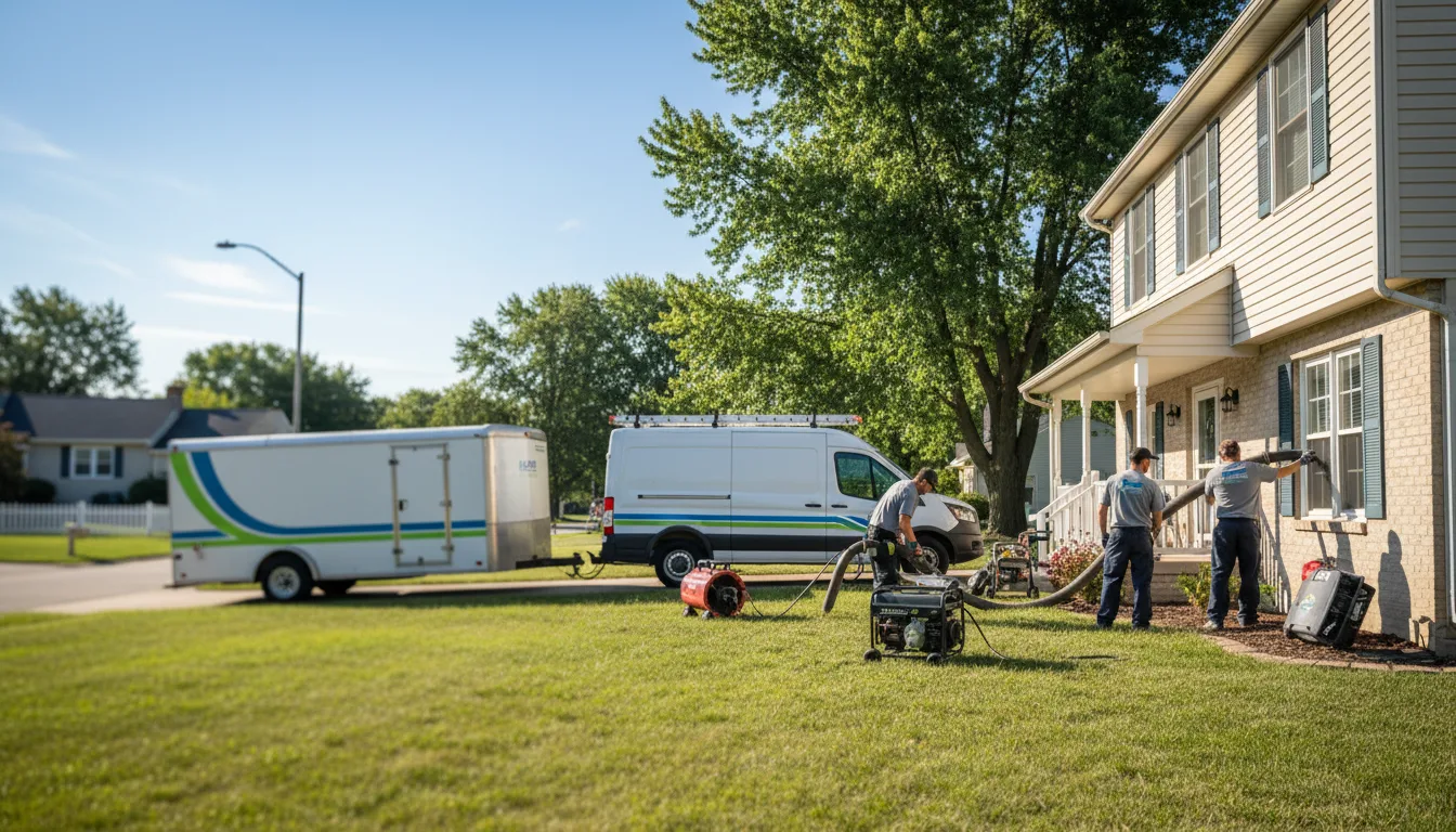 Flooded Basement Restoration And Cleanup With Repair in La Grange Park, IL near me